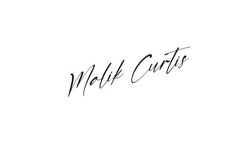 Malik Curtis name signature